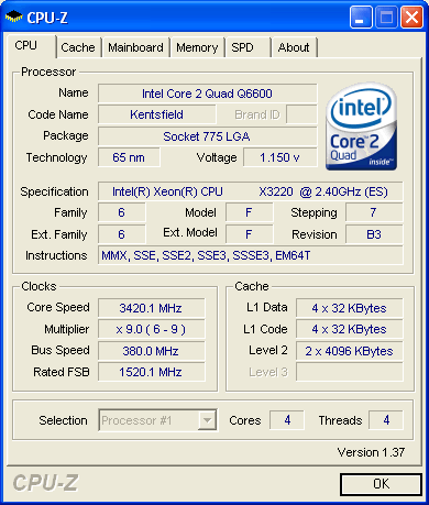 kentsfield core 2 quad q6600 overclocking